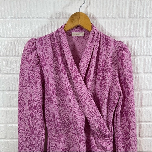 Stine Goya Aida Clem Snake-Print Dress Long Sleeve Small - Picture 4 of 8